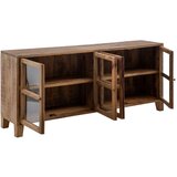 Ixia Vitrina od masivnog manga u prirodnoj boji 160x71 cm – | shoptok.hr