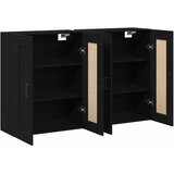  Kabinetski zidni Zidne 2 pcs Crni hrast 69,5 x 34 x 90 cm | shoptok.hr