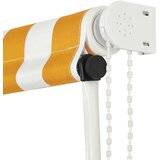 Tenda na uvlačenje 200 x 150 cm žuto-bijela | shoptok.hr