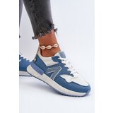 Boto Women's Blue Faux Leather Jeans Sneakers Vinelli | ePonuda.com