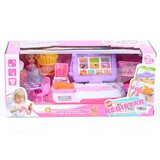 Magic Toys Vijolično-pink blagajna z dodatki, s svetlobnimi in zvočnimi efekti Cene