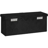  Kutija za pohranu crna 50x15x20,5 cm aluminijska | shoptok.hr