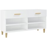 Maison Chic Omarica za obutev - Kopa za čevlje bela 102x35x55 cm inženirski les, (21776235) Cene