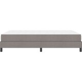 vidaXL Postelja z vzmetnico z vzmetnico Taupe 140 x 190 cm blago | Shoptok.si