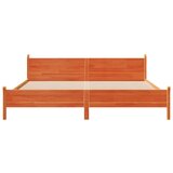  Okvir kreveta bez madraca voštano smeđi 200x200 cm od borovine | shoptok.hr