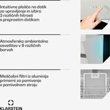 Klarstein Alina napa za odvod dima, 80 cm, 600 m³/h, Tiha, EEK A | Shoptok.si