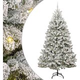 vidaXL Umestno božično drevo Zelena in Bela 300 cm PVC in kovina | Shoptok.si