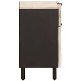  Nočna omarica s predalom Bela 50 x 33 x 60 cm Masiven les manga, (5000107234) | Shoptok.si