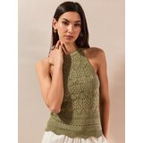 Sinsay Pamučni pleteni top s ažur uzorkom | shoptok.hr