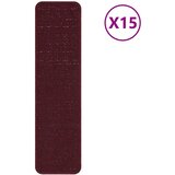  Podloge protiv klizanja za stepenice 15 pcs Bordo 75 x 20 cm PP | shoptok.hr