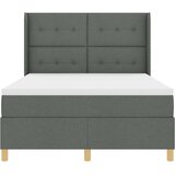Box Spring postelja z vzmetnico temno siva 160x200 cm tkanina, (22050629) | Shoptok.si