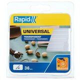 Rapid Lepilni vložki (Premer lepilnega vložka: 7 mm, Dolžina: 90 mm, 36 kos, Prozorna) Cene