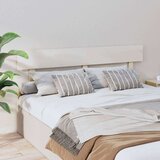 vidaXL Posteljno vzglavje belo 164x3x81 cm trdna borovina | Shoptok.si
