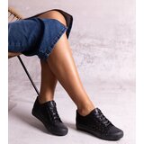 Gemre Black Lace-Up Sneakers Safune | Shoptok.si