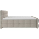 Premium Living Postelja Boxspring Brisbane, Krem Barva, 200x220 | Shoptok.si
