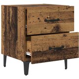 Ormarić za krevet s ladicama Staro drvo 40 x 35 x 47,5 cm | shoptok.hr