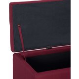 vidaXL Klop s prostorom za shranjevanje 116 cm vinsko rdeč poliester, (20954965) | Shoptok.si