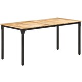 vidaXL Blagovaonski stol 160 x 80 x 76 cm od grubog drva manga Cijene
