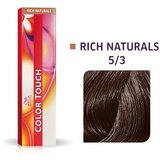 Wella Professionals Color Touch Rich Naturals profesionalna demi-permanentna barva za lase z večdimenzionalnim učinkom 5/3 60 ml | Shoptok.si
