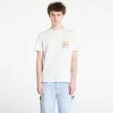 Tommy Hilfiger Majica žuta / zelena / ciglasto crvena / bijela