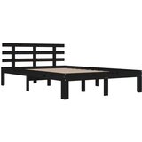  Za krevet od masivnog drva crni 200 x 200 cm | shoptok.hr