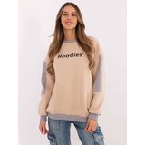 My Red Lips Sweatshirt-EM-BL-983.10X-beige | shoptok.hr