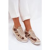 Boto Sport Shoes Sneakers Women's Panther Beige-Brown Galabis | Shoptok.si