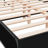  Okvir za krevet crni 120x190 cm konstruirano drvo i metal | shoptok.hr