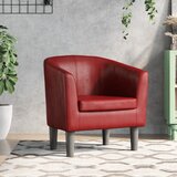 vidaXL Tubast stol iz vinsko rdečega umetnega usnja | Shoptok.si