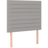 Box spring krevet s madracem svjetlosivi 90x190 cm od tkanine | shoptok.hr