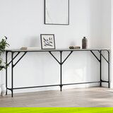 vidaXL Konzolni stol boja hrasta sonome 200x29x75 cm konstruirano drvo | shoptok.hr