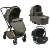 Kikka Boo Kolica Lanah 3in1 premium set sa autosedištem I-Trail I-size i tvrdom korpom Army Green ( KKB21148 PRSET ) Cene