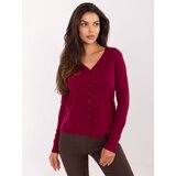 Passione moda Sweater-PM-SW-M1620.68-burgundy Cene