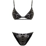 Trendyol Animal Patterned Triangle Shiny Lacquer Printed Bikini Set | shoptok.hr