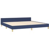  Okvir za krevet bez madraca plavi 200x200 cm od tkanine | shoptok.hr