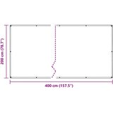  Prozirna cerada s ušicama 2x4 m PVC | shoptok.hr