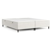 Maison de Rêve Krem tapecirani bračni krevet s prostorom za odlaganje 140x200 cm Tate – Cijene