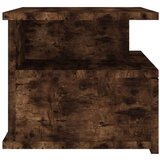 Viseći noćni ormarić boja dimljenog hrasta 40x31x27 cm drveni | shoptok.hr