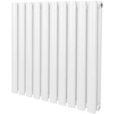 Monster ovalni stebričasti radiator – 600 mm x 600 mm – bel, (21569889) Cene