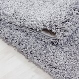 Novel preproga z visokim florom 240/340 cm tkano svetlo siva | Shoptok.si