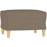  Tabure smeđesivi 60 x 50 x 41 cm od tkanine | shoptok.hr