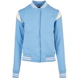 Urban Classics Women's inset College Sweat Jacket clearwater/whitesand | shoptok.hr