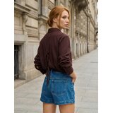 Sinsay Traper šorcevi srednjeg struka s remenom | shoptok.hr
