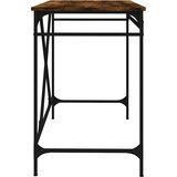  Radni stol boja dimljenog hrasta 100x50x75 cm drvo i željezo | shoptok.hr