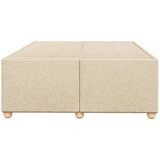  Okvir kreveta bez madraca krem 120x190 cm od tkanine | shoptok.hr