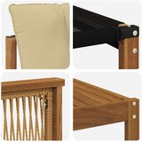  Set vanjskih sofa 5 kom. Prirodna i bež | shoptok.hr