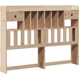 vidaXL Knjižna postelja brez vzmetnice 140x200 cm trdna borovina | Shoptok.si