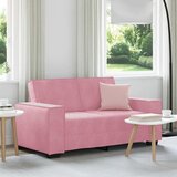  Dvosjed Kauč Roza 160x78x84 cm Baršun | shoptok.hr