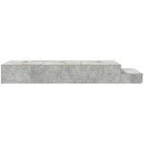 Postelja z dodatnim prostorom za shranjevanje Betonsko siva, (22103304) | Shoptok.si