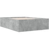  The Living Store Posteljni okvir betonsko siv 120x200 cm inženirski les - Posteljni Okvir, (21445946) | Shoptok.si